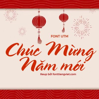 Font việt hóa UTM Spring – Tết