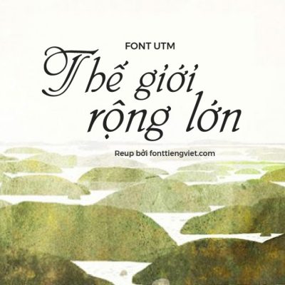 Font việt hóa UTM Swashes