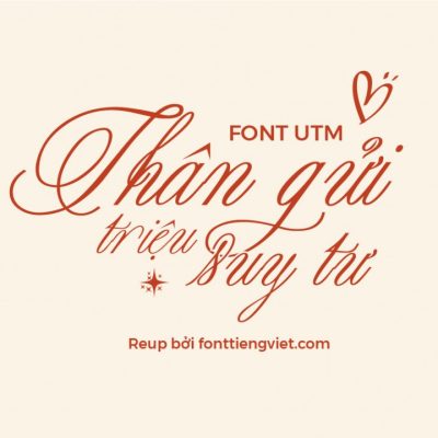 Font việt hóa UTM Yves KT ( 3 font )