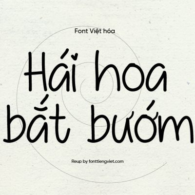 Font việt hóa UVF DaddysGirl