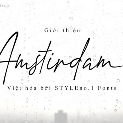 Font việt hóa SVN Amstirdam
