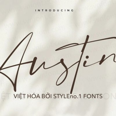 Font Việt hóa SVN Austin