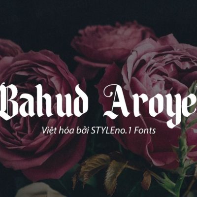 Font việt hóa SVN Bahud Aroyek