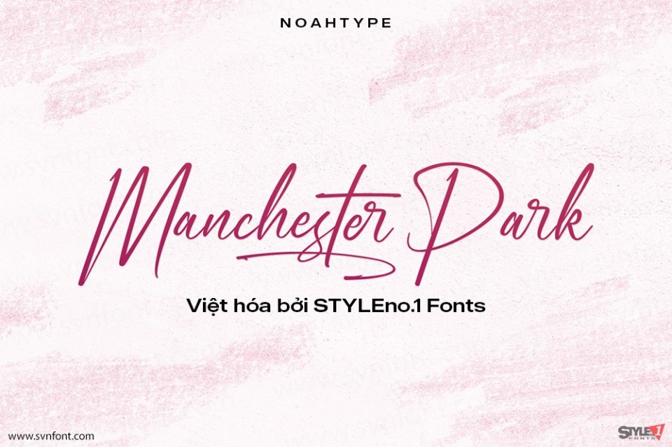 Font việt hóa SVN Manchester Park