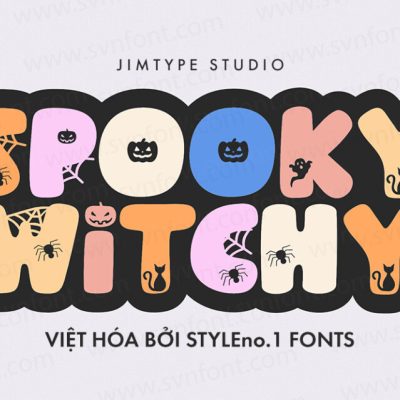 Font Việt hóa SVN Spooky Witchy