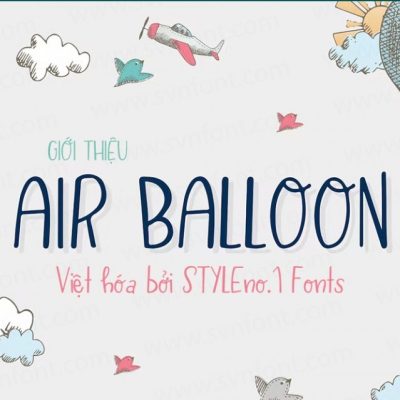 Font việt hóa SVN Air Balloon