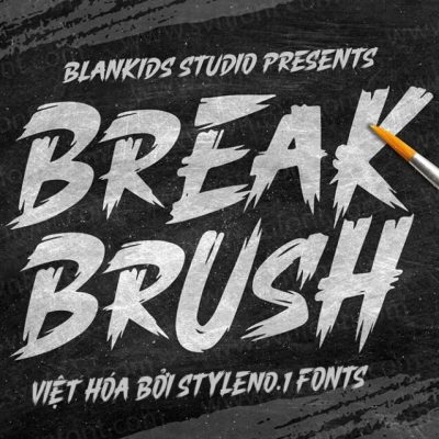 Font việt hóa SVN Break Brush