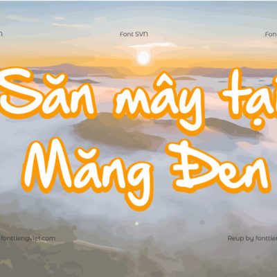 Font Việt hóa SVN Hand of Sean Pro