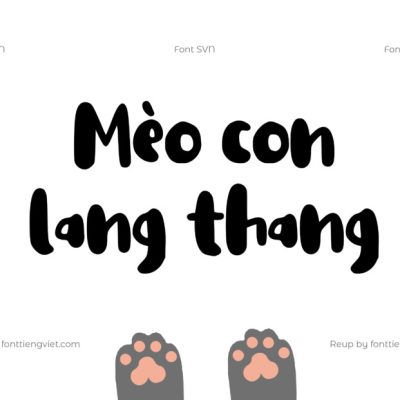 Font Việt hóa SVN Jealous