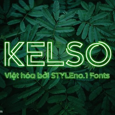Font Việt hóa SVN Kelso (Medium)