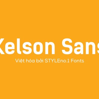 Font Việt hóa SVN Kelson Sans ( 3 file )