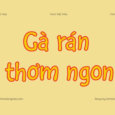 Font Việt hóa SVN Saycheez